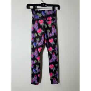 NWOT Ivy Collective Bright Multicolor Floral Leggigs Sz 2